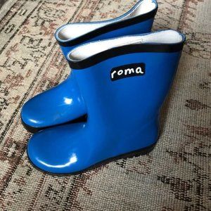 Roma Kids Rain Boots Royal Blue Size 3 / 34